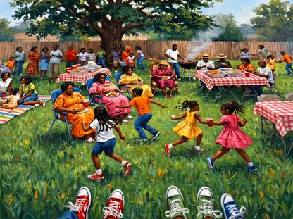 Black Culture Puzzle flat