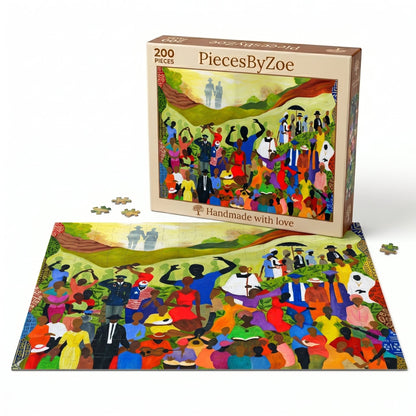 Black Culture Puzzle design